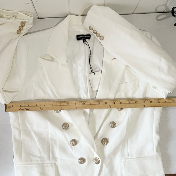 Generation Love NWT Delilah Crepe Blazer size XL white - Picture 11 of 16